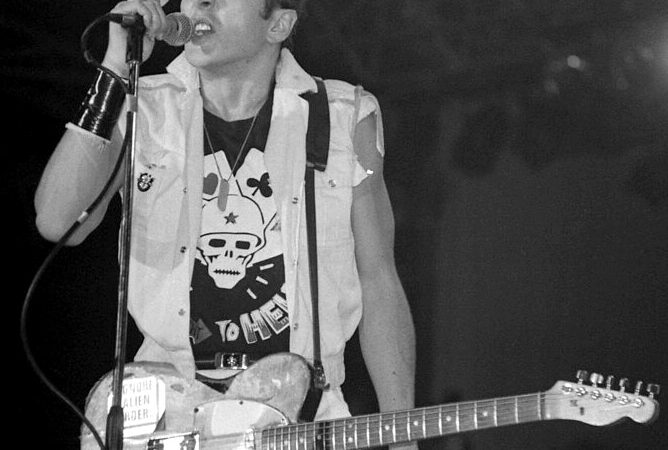 Joe Strummer at the US festival