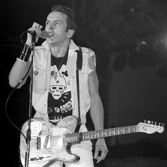 Joe Strummer at the US festival