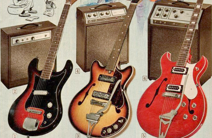old timey rock and roll geetars